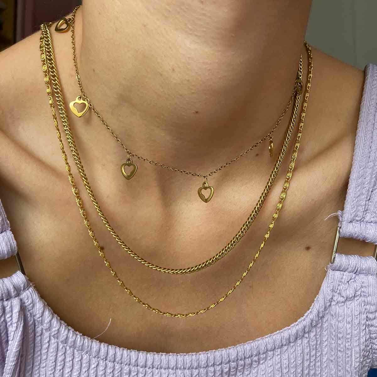 Serpiente Chain Gold 9MM Αλυσίδα λαιμού από ανοξείδωτο ατσάλι 316L